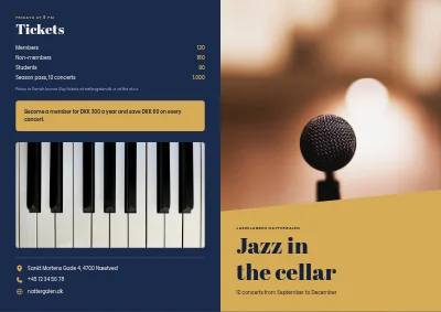 Jazz club programme