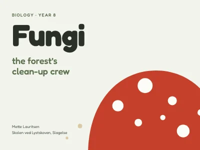 Page 1 of Biology lesson — fungi