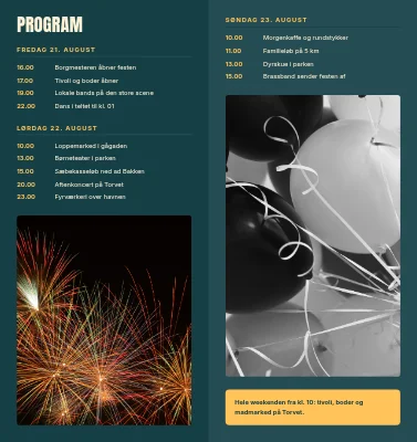 Side 2 af Byfest: program
