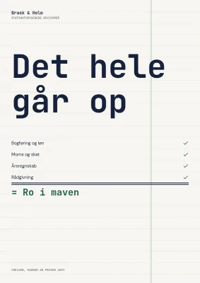 Ydelsesbrochure for revisionsfirma – 12 sider