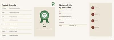 Side 10–11 af Brochure for rideskole og hestepension – 12 sider