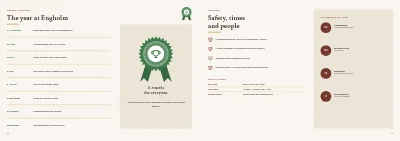 Pages 10–11 of Brochure for a riding school and livery – 12 pages