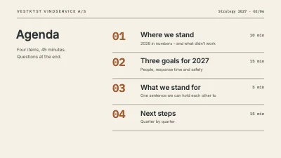 Page 2 of Strategy 2027 — wind service