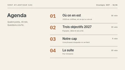 Page 2 de Stratégie 2027 — service éolien