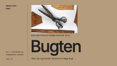Side 1 af Modekollektion — præsentation af ny kollektion