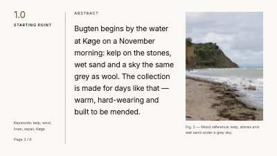 Page 3 of Fashion collection — new collection presentation