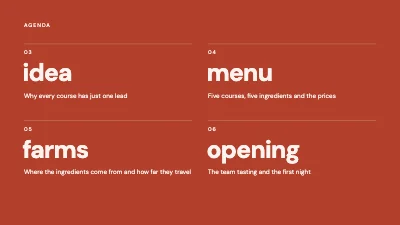 Page 2 of Menu concept — winter menu