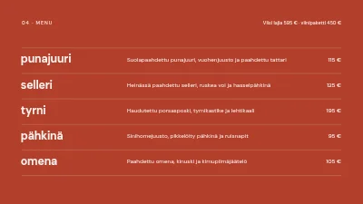 Sivu 4 – Menukonsepti — talvimenu
