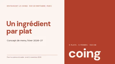 Concept de menu — menu d'hiver