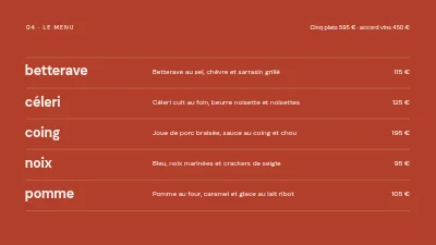 Page 4 de Concept de menu — menu d'hiver