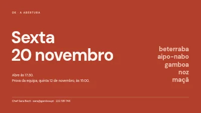 Página 6 de Conceito de menu — menu de inverno