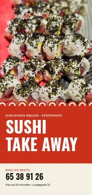 Sushi take away i Kerteminde