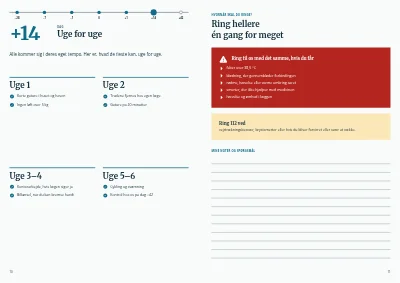 Side 10–11 af Patientinformation før en planlagt operation – 12 sider