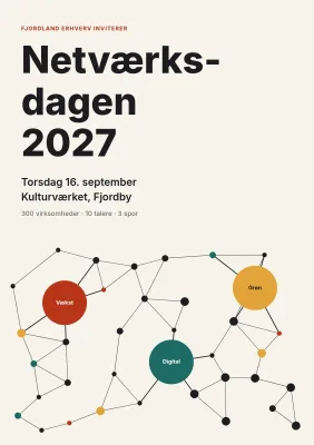 Program for erhvervsnetværksdag – 16 sider