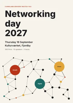 Programme for a business networking day – 16 pages