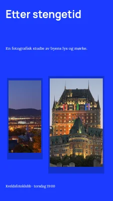 Etter stengetid · utstillingsvegg
