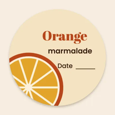 The orange slice