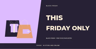 Black Friday – Modern contrast