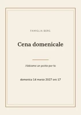 Pranzo della domenica