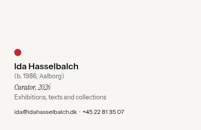 Museum label