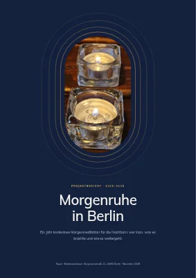 Projektbericht — Meditationszentrum