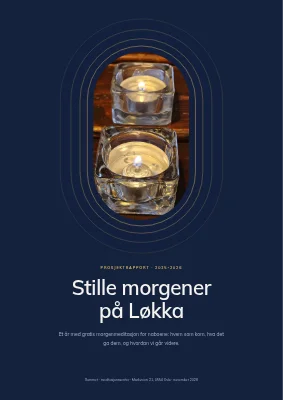 Prosjektrapport — meditasjonssenter