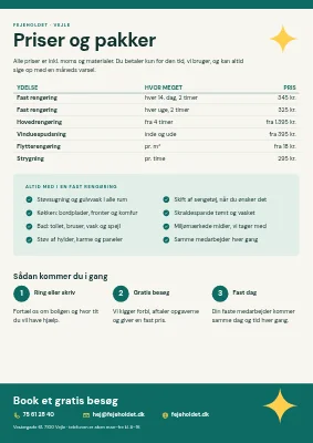 Side 2 af Rengøring i hjemmet i Vejle