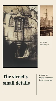 The street’s small details · Corner study