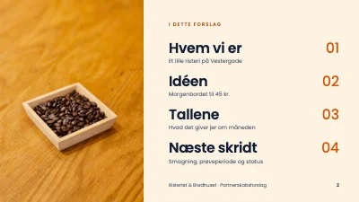 Side 2 af Partnerskabsforslag — kaffe og bageri