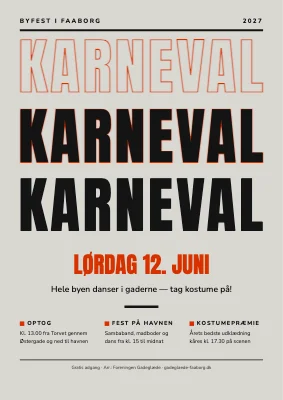 Karneval — titlen i tre lag
