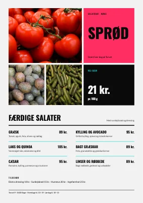 Salatbar — færdige salater
