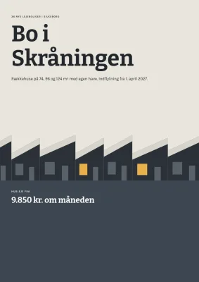 Udlejningsbrochure for nye lejeboliger – 16 sider