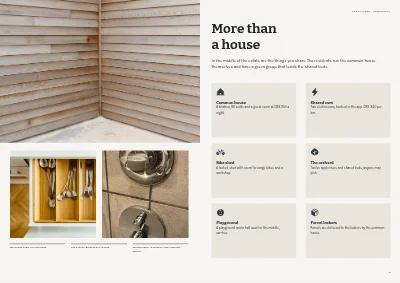 Pages 10–11 of Letting brochure for new rental homes – 16 pages