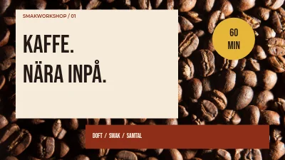 Sida 1 av Kaffe med alla sinnen
