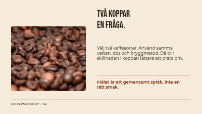 Sida 2 av Kaffe med alla sinnen