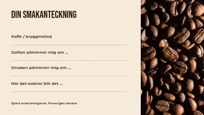 Sida 4 av Kaffe med alla sinnen