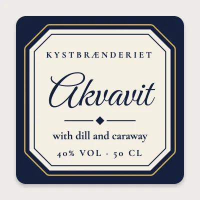 Akvavit in an octagon