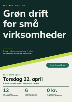 Konference om grøn drift i Hillerød
