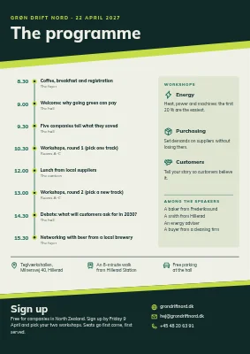 Page 2 of Green business conference in Hillerød