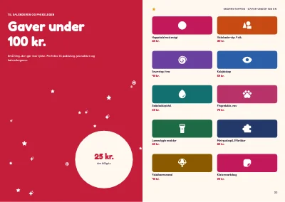 Side 22–23 af Julekatalog for legetøjsbutik – 32 sider