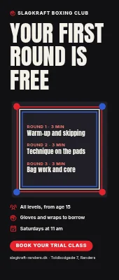 Boxing club roll-up — your first round is free