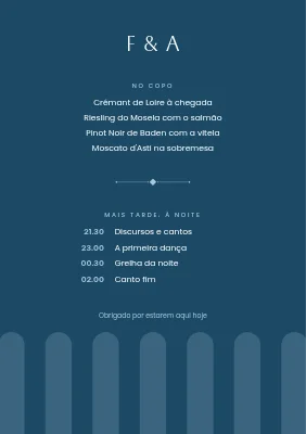 Página 2 de Menu de casamento — vitrais de igreja, Sydhavn