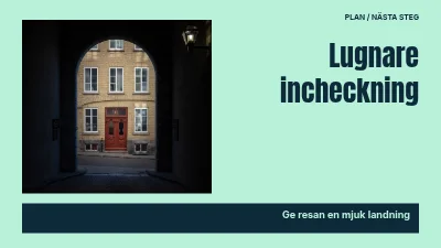 Sida 1 av En lugnare incheckning