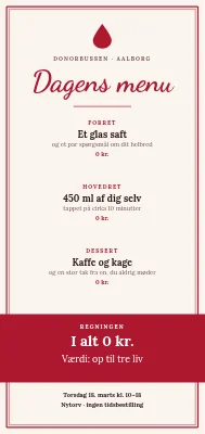 Bloddonation i Aalborg