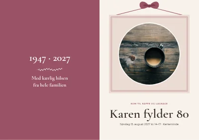 80 år med kaffe og lagkage