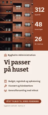 Roll-up til ejendomsadministration — vi passer på huset