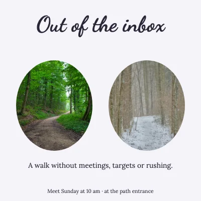 Out of the inbox · soft wellness