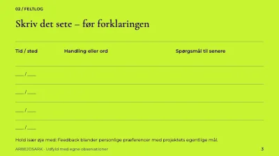 Side 3 af Et tydeligere kreativt brief