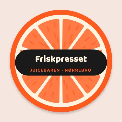 Juicebarens appelsinskive