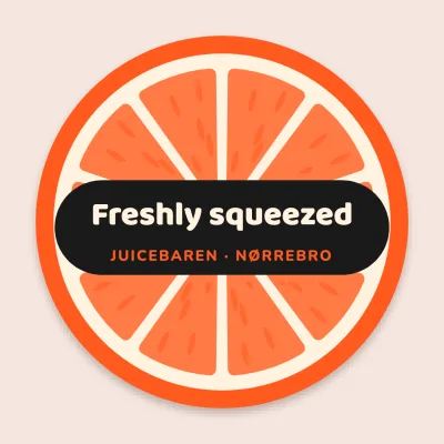The juice bar orange slice